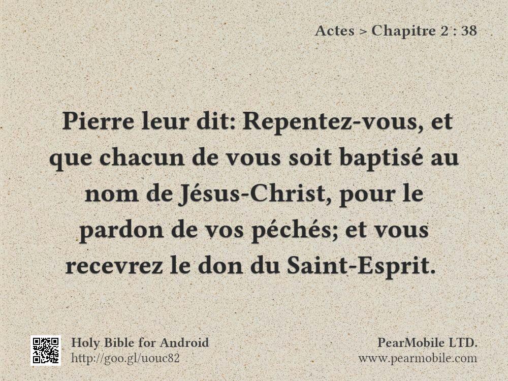 Actes, Chapitre 2:38